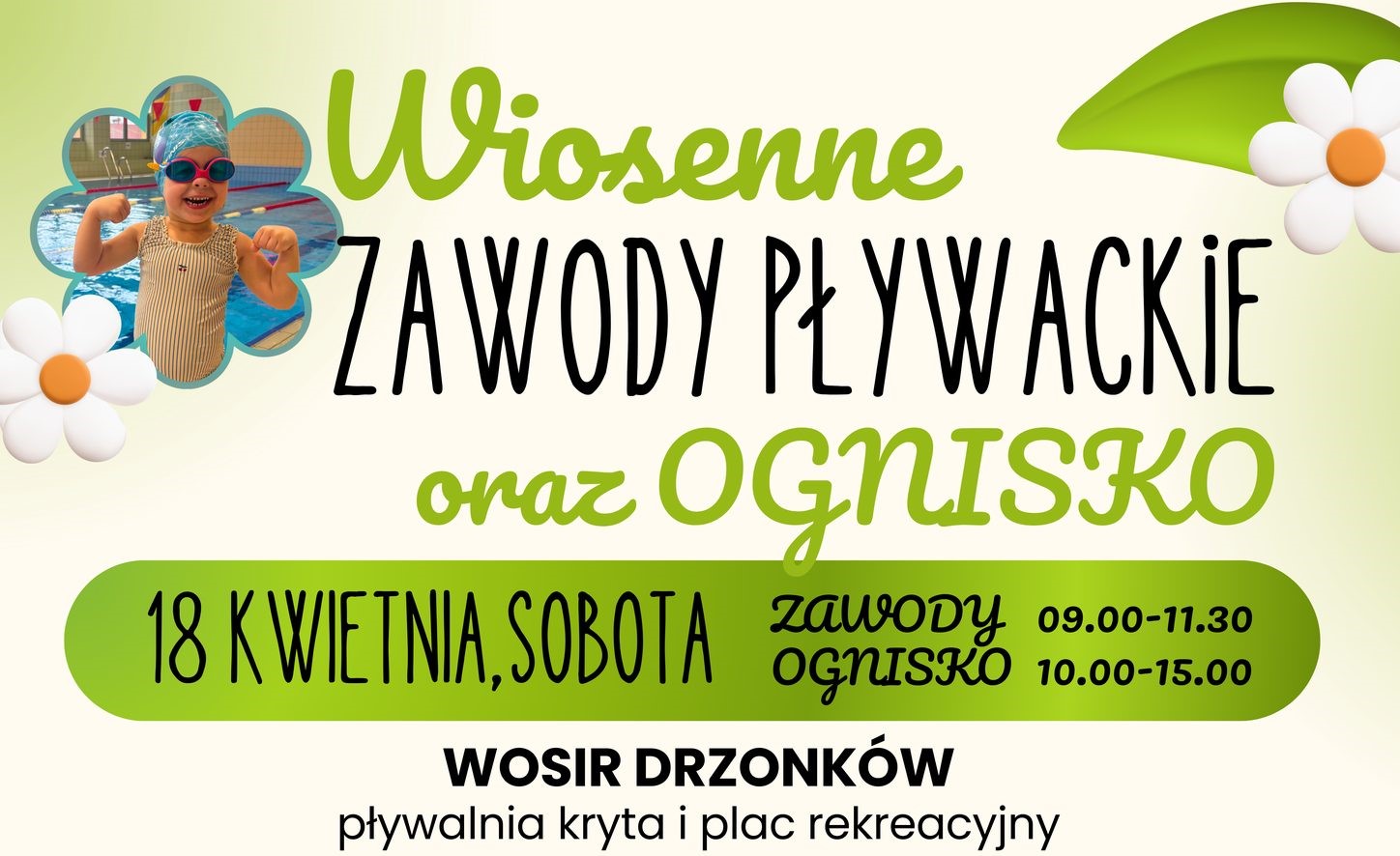 Ilustracja do informacji: Wiosenne Zawody Pływackie...
