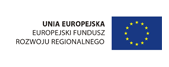 Logo: Unia Europejska - Europejski Fundusz Rozwoju Regionalnego